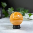 Oransje Bånd Kalsitt Kule 5cm thumbnail
