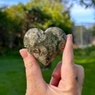 Regnskog Jaspis Hjerte thumbnail