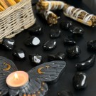 Svart Onyx Tromlet thumbnail