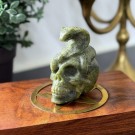 Serpentin Hodeskalle med Slange thumbnail