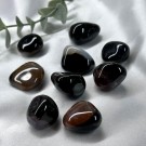 Svart Sardonyx Tromlet Små thumbnail