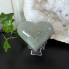 Glitrende Sage Aventurin Hjerte #1 (Aventurin med mica) thumbnail