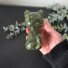 XL Grønn Serpentin Månekatt thumbnail