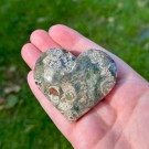 Regnskog Jaspis Hjerte thumbnail