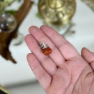 Rød Jaspis Gresskar med Heksehatt Anheng thumbnail