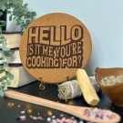 Vel Unt's Gryteunderlag - Hello, is it me you're cooking for? thumbnail