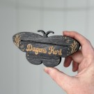 Tarot Kort Holder - Dagens Kort Sommerfugl [svart]  thumbnail