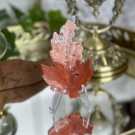 Rosa Sukkerspinn Agat - Lønneblad (Maple Leaf) thumbnail