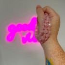 Krystallhjerte Armbånd - Rosenkvarts thumbnail