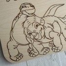 Vel Unt's Veggbilde - Lillefot og vennene hans, i landet for lenge siden. 