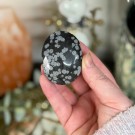 Snøfnugg Obsidian Håndstein #1 thumbnail