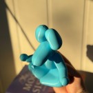 Yoga Ballonghund - Sittende Blå Zenfigur thumbnail