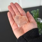 Flammekvarts Hjerte #5 - Indre Ild i Fasettslipt Form thumbnail