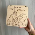 Vel Unt's Veggbilde - Lillefot og vennene hans, i landet for lenge siden. 