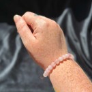 Rosenkvarts Armbånd, 8mm (JUSTERBAR) thumbnail