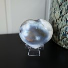 Stor Chunky Orca Agat Hjerte #7 (Spekkhoggersteinen) thumbnail