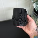 Nydelig Måneulv Dekorholder - Svart thumbnail