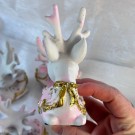 Rosa Fairy Deer Krystallkuleholder   thumbnail