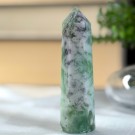 Grønn Feather Fluoritt Tårn #6  thumbnail