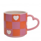 Chequer & Heart Krus av Raspberry Blossom® thumbnail