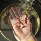 Unik Rhodokrositt Sommerfuglvinger m/stand #3 thumbnail