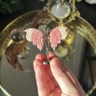 Unik Rhodokrositt Sommerfuglvinger m/stand #2 thumbnail