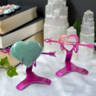 Rosa Krystallholder Til Hjerter thumbnail