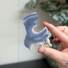 Blå Fossiliert Korall #8 thumbnail