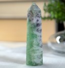 Grønn Feather Fluoritt Tårn #6  thumbnail