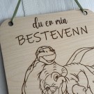 Vel Unt's Veggbilde - Lillefot og vennene hans, i landet for lenge siden. 