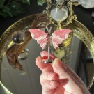 Unik Rhodokrositt Sommerfuglvinger m/stand #1 thumbnail