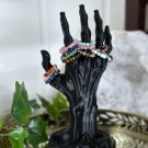 Nydelige Krystallperle Ringer - One Size (flere valg) thumbnail