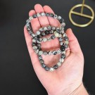 Spindelvev Jaspis Armbånd, 8mm thumbnail