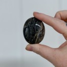 Svart Månestein Håndstein #4 thumbnail