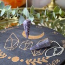 Krystallpendel - Lepidolitt  thumbnail