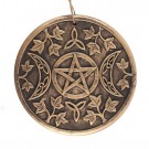 Triple Moon Terracotta Veggdekor med Kobbereffekt thumbnail