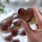 Jordbærkvarts Hjerter, 5-6cm thumbnail