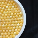 8mm Gul Kalsitt Krystallperler - 10stk thumbnail