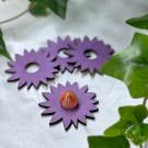 FlowerPower Krystallkuleholder [Lilla] thumbnail