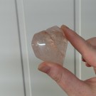 Flammekvarts Hjerte #5 - Indre Ild i Fasettslipt Form thumbnail