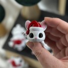 Kanin med nisselue - Nøkkelring** thumbnail