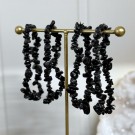 Svart Turmalin Krystallchips Armbånd thumbnail