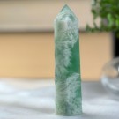 Grønn Feather Fluoritt Tårn #3** thumbnail