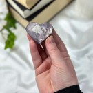 Nydelig flashy Purple Mica Hjerte #3 thumbnail