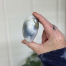 Stor Chunky Orca Agat Hjerte #7 (Spekkhoggersteinen) thumbnail