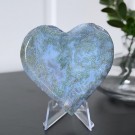 Blått Mose Agat Hjerte #6 thumbnail