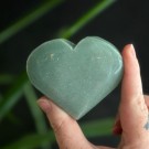 Grønn Aventurin Hjerte thumbnail