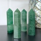 Grønn Jordbærkvarts Tårn 9,7-10cm - Tilfeldig plukk thumbnail