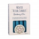 Bjørnebær & Furu Spell Candles for Vinterritualer - 12pk thumbnail