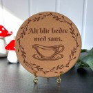 Vel Unt's Jule Gryteunderlag - Alt blir bedre med saus. thumbnail